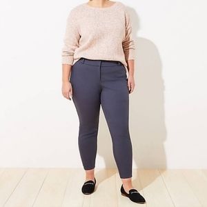 LOFT Navy Skinny Ankle Pants